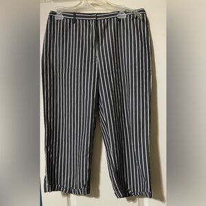 Ralph Lauren Women’s Cropped Stripped Pants 12